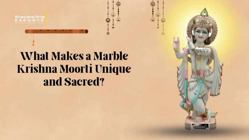 What Makes a Marble Krishna Moorti Unique and Sacred?
