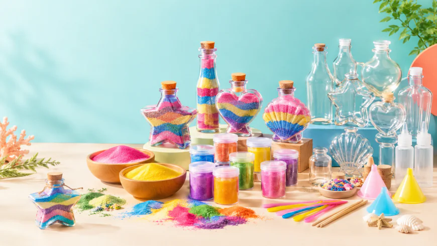 Easy Sand Art Crafts for Summer Camp