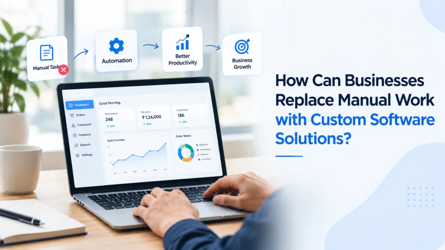 How Can Businesses Replace Manual Work with Custom Software Solutions?