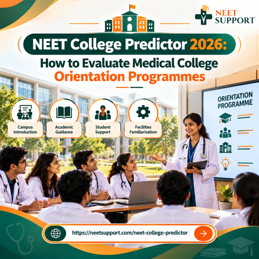 NEET College Predictor 2026: How to Evaluate Medical College Orientation Programmes