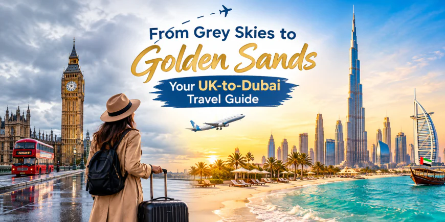 From Grey Skies to Golden Sands | Your UK-to-Dubai Travel Guide