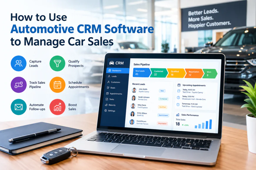 How to Use Automotive CRM Software to Manage Car Sales