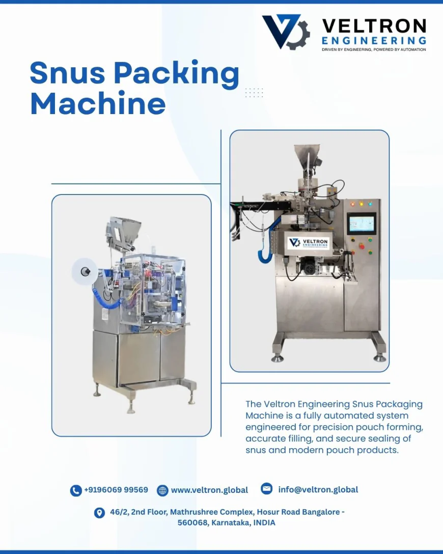 Snus Packaging Machines | Precision Automation Systems