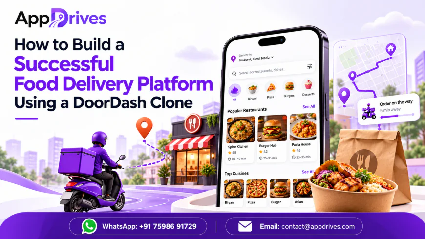 How to Build a Successful Food Delivery Platform Using a DoorDash Clone