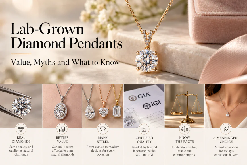 Lab-Grown Diamond Pendants: Value, Myths and What to Know