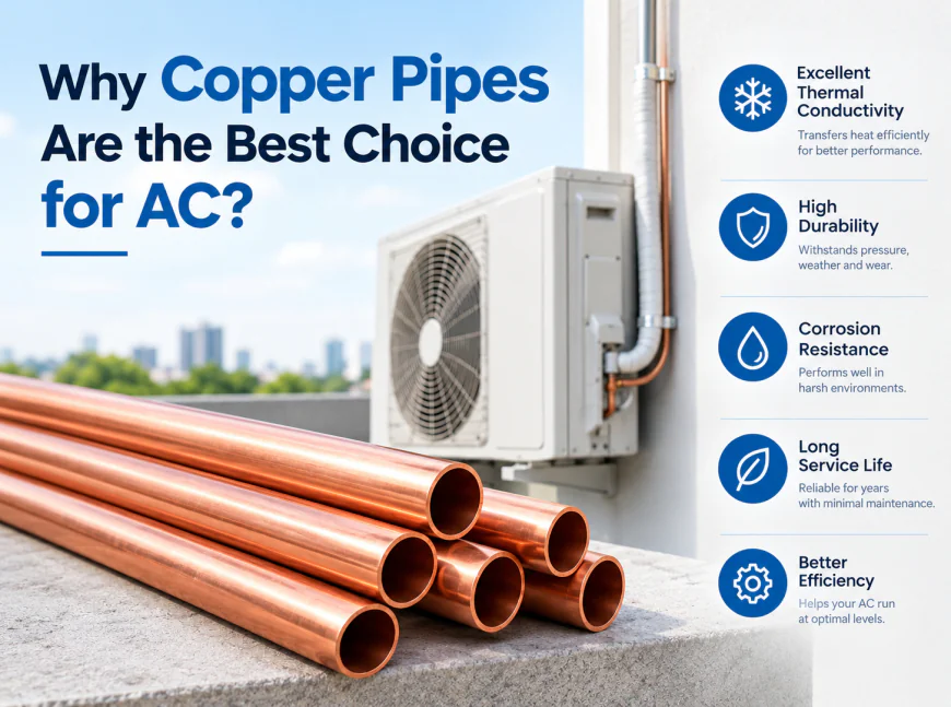 Why Copper Pipes Are the Best Choice for Air Conditioners?