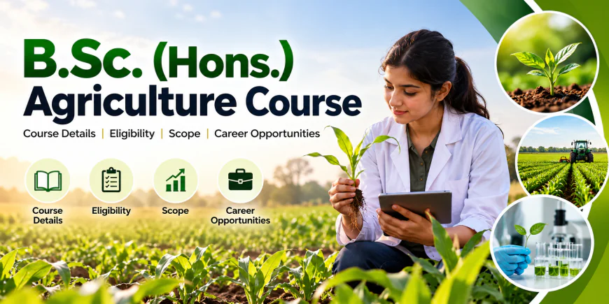 B.Sc. (Hons.) Agriculture Course: Details, Eligibility, Scope and Career Opportunities