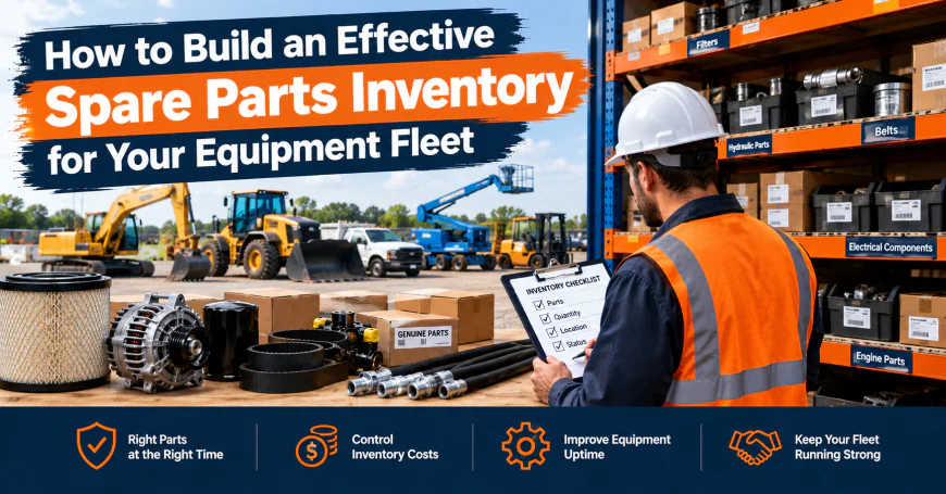How to Build an Effective Spare Parts Inventory for Your Equipment Fleet