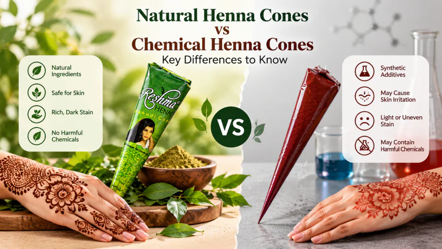 Natural Henna Cones vs Chemical Henna Cones: Key Differences to Know