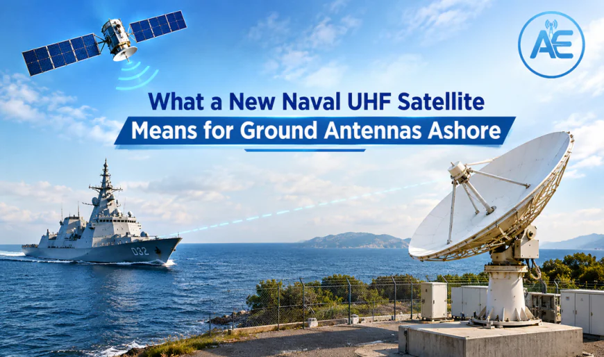 What a New Naval UHF Satellite Means for Ground Antennas Ashore