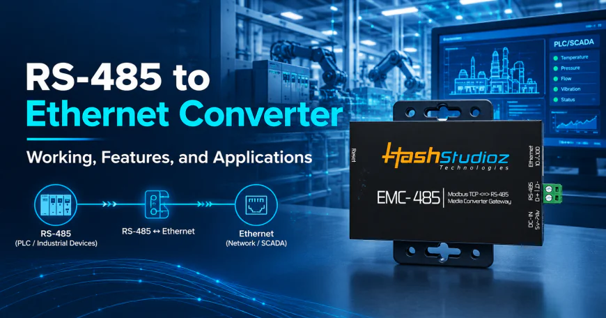 RS-485 to Ethernet Converter: Working, Features, and Applications