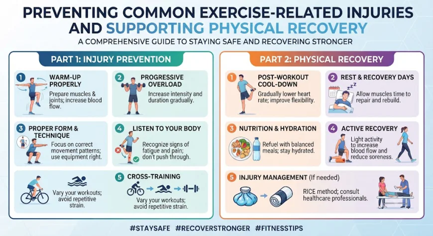 Preventing Common Exercise-Related Injuries and Supporting Physical Recovery