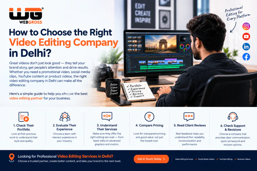 How to Choose the Right Video Editing Company in Delhi?