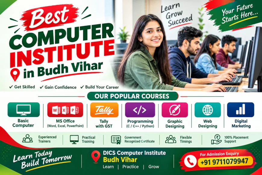 Best Computer Institute in Budh Vihar: Build Job-Ready Computer Skills