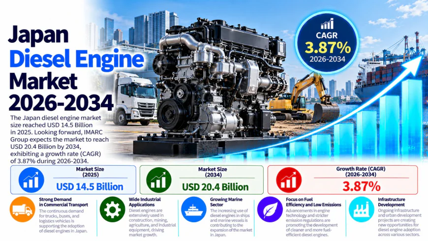 Japan Diesel Engine Market Size, Share, and Growth Analysis 2026-2034