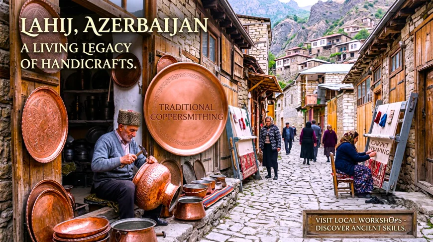 Lahij, Azerbaijan: Traditional Handicrafts and Mountain Village Life