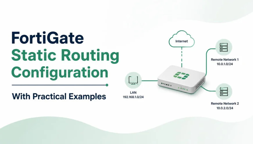 FortiGate Static Routing Configuration With Practical Examples