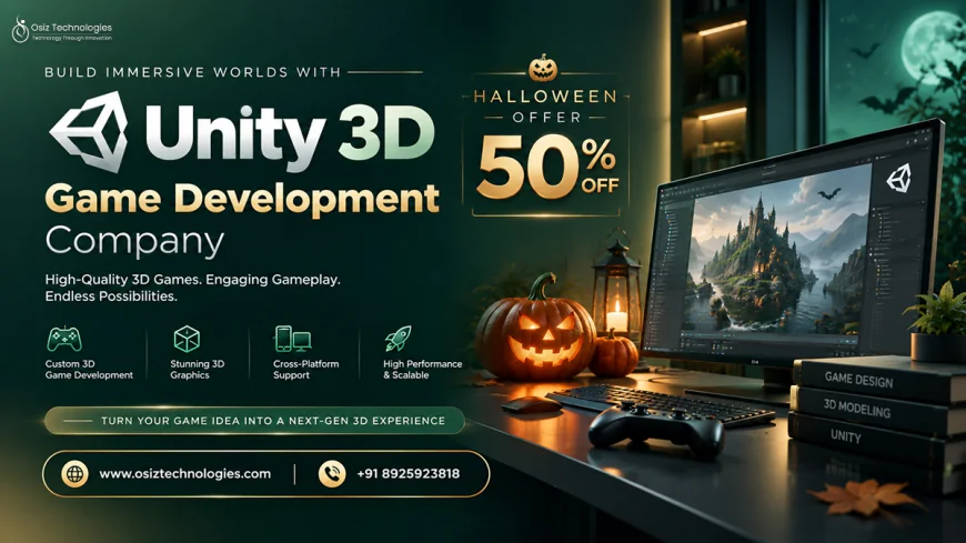 The Future of Cross-Platform Gaming Starts with Unity 3D - Grab 50% OFF This Halloween!  