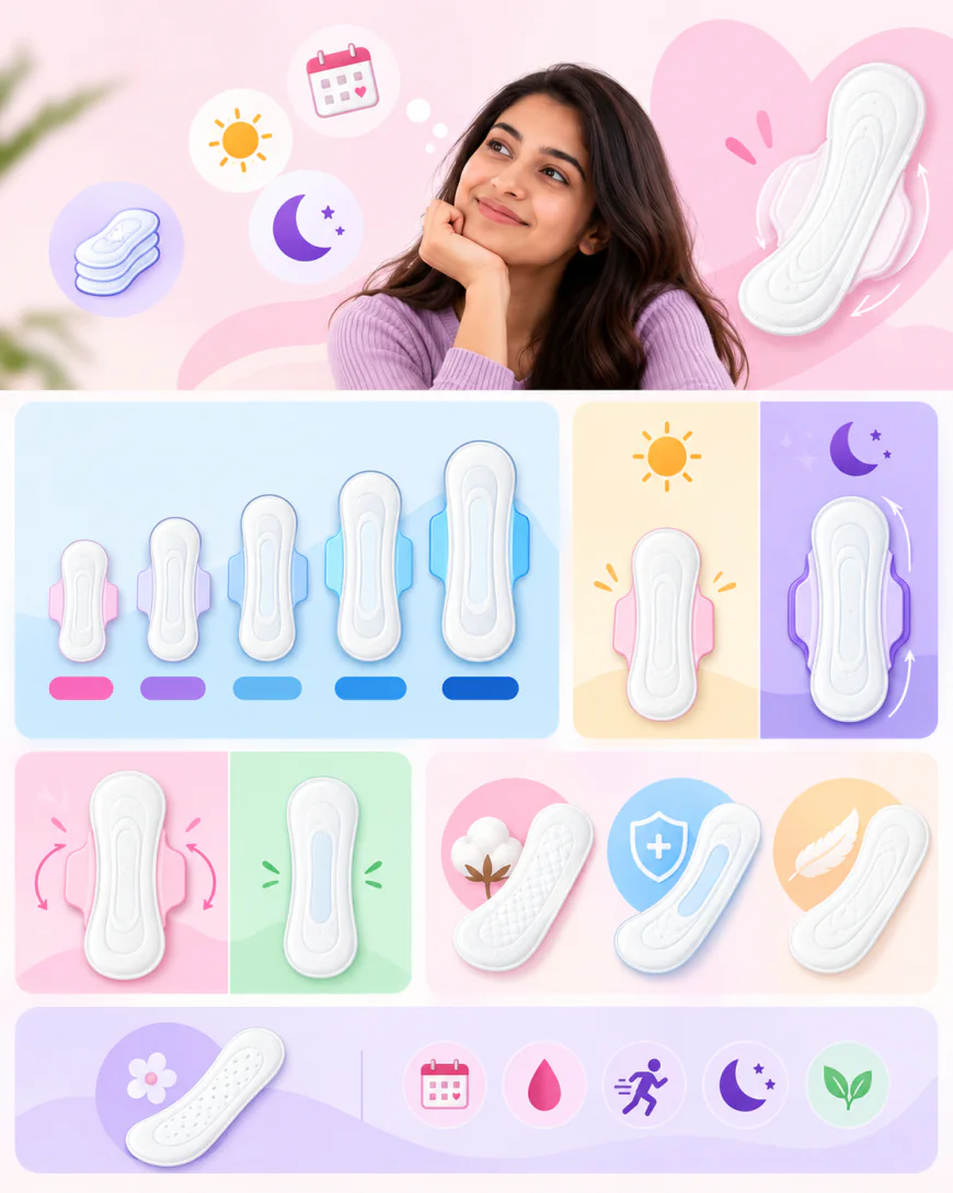 Understanding the Different Types of Sanitary Pads